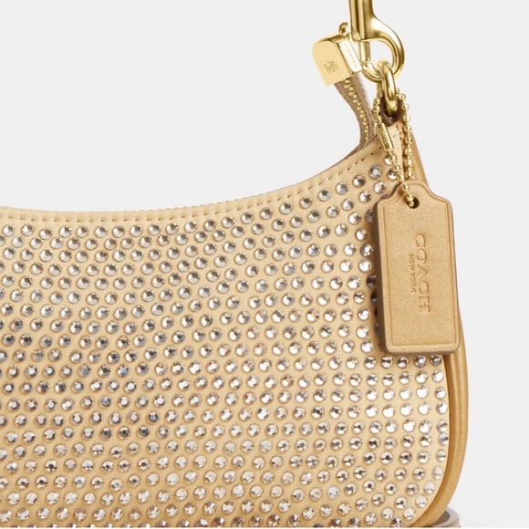 COACH Teri Mini Crossbody Bag decorated with crystals NEW - Picture 13 of 14